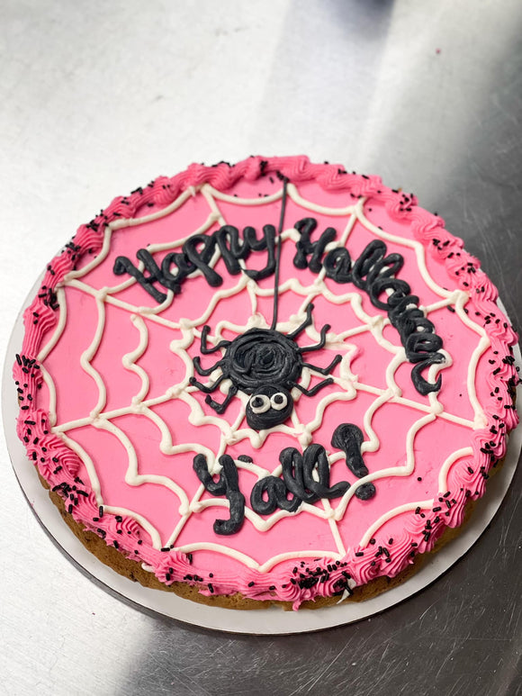 Halloween Spider  cookie Cake