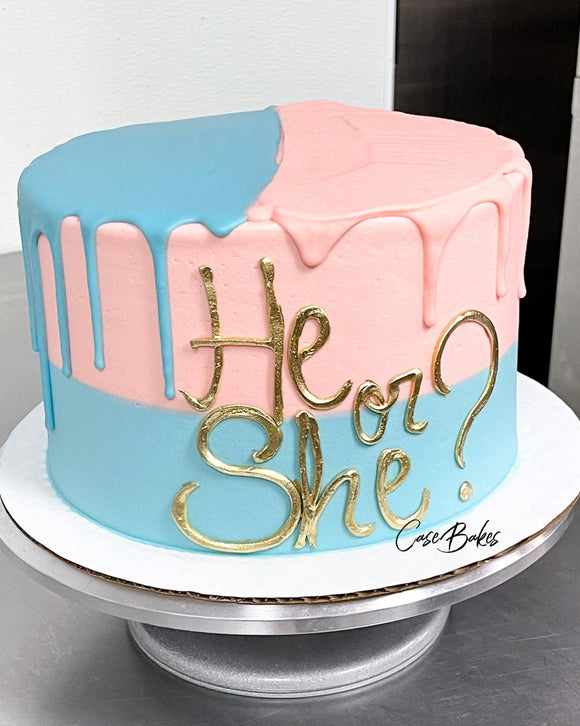 He or she gender cake