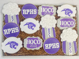 Homecoming theme sugar cookies - 1 Dozen