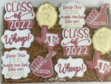 A&M Ring Day Sugar cookies - 1 dozen