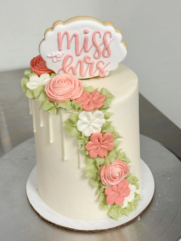 Miss to Miss Floral Cake