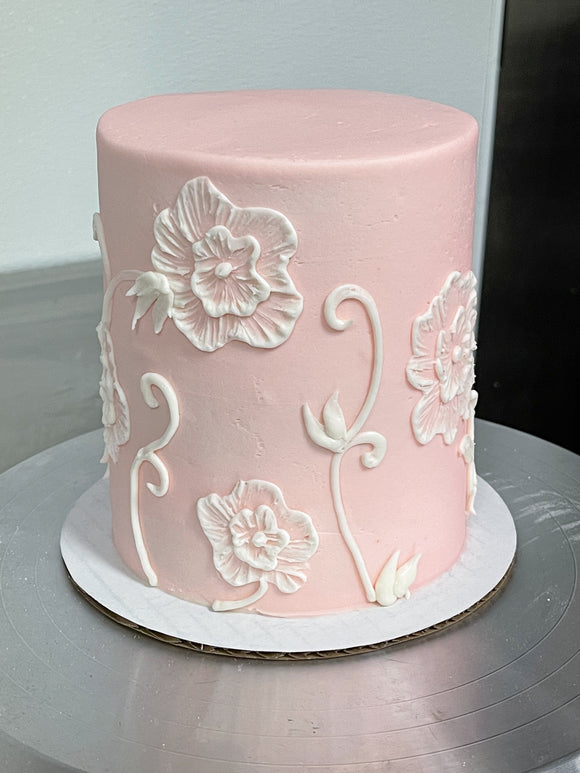 Embroidery floral Cake