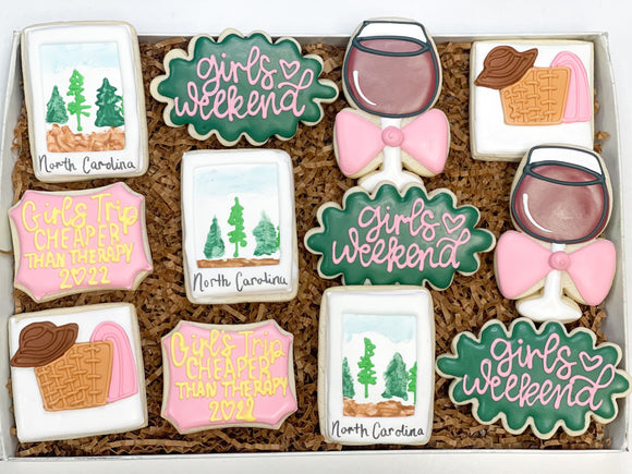 Girls Weekend sugar cookies - 1 Dozen