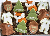 Woodland Animals baby shower sugar cookies (1) - 1 Dozen