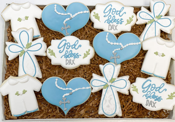 Communion themed sugar cookies (002) - 1 dozen
