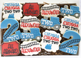 Train Themed Birthday Sugar Cookies - 1 Dozen