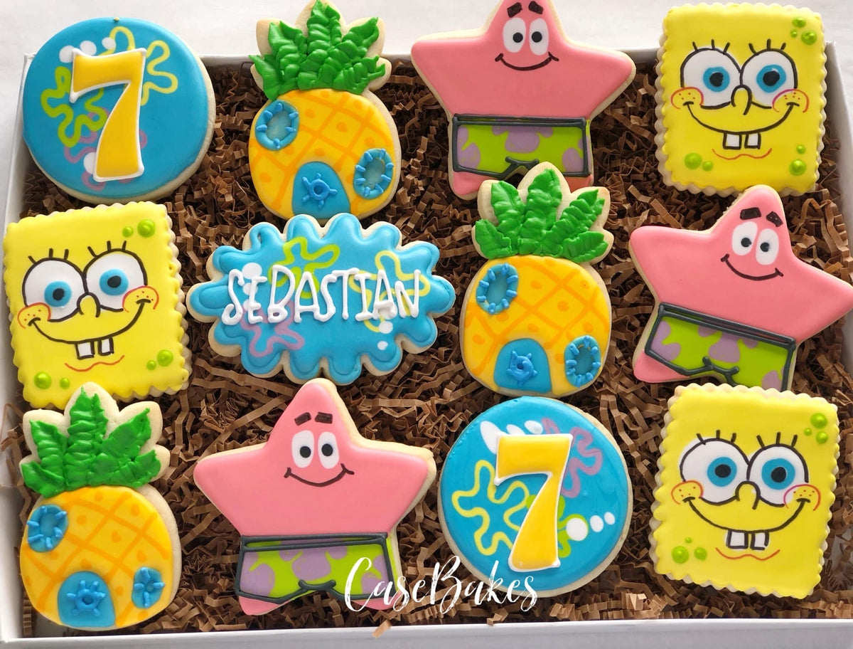 Spongebob Cookies Casebakes Cookies Spongebob Cookies Casebakes Cookies