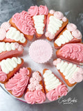 Cakies - Pink and white Birthday