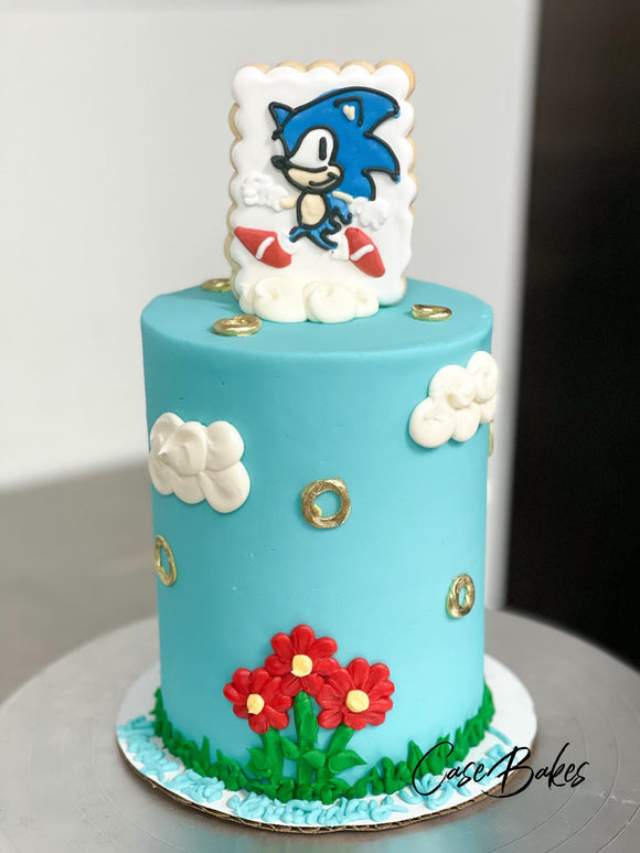 Sonic ring Cake