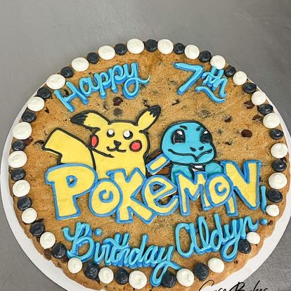 Pokemon Cookie Cake