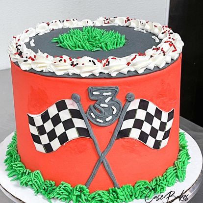 Racing theme Cake