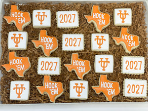 UT Graduation Mini Cookies - 2 Dozen