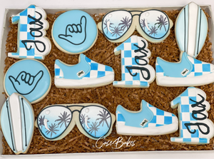 Vans cool dude Birthday sugar cookies - 1 Dozen