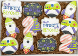 Toy Story Buzz themed sugar cookies - 1 dozen