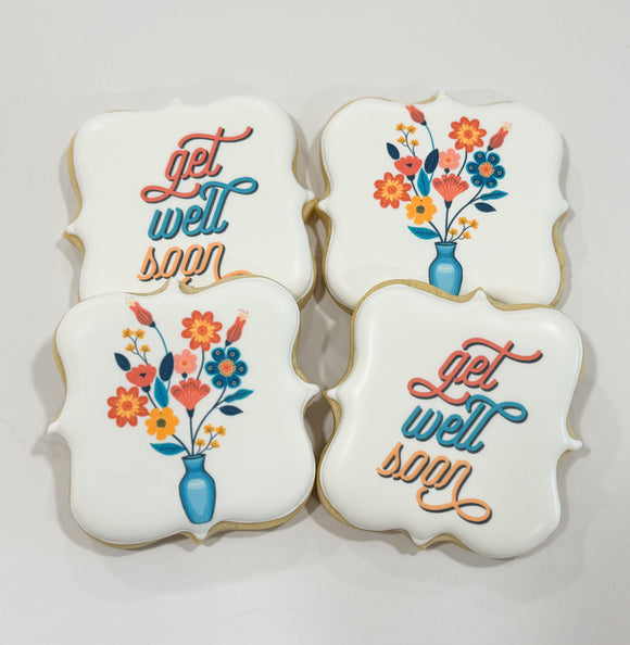 Get Well Soon Sugar Cookies