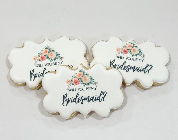 Bridesmaid Sugar Cookies