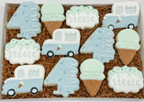 Ice Cream birthday Sugar cookies - 1 Dozen