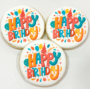 Happy Birthday Sugar Cookies