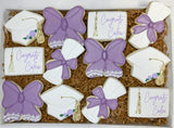 Girly Graduation theme sugar cookies - 1 Dozen