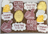 A&M Ring Dunk themed Sugar Cookies - 1 dozen