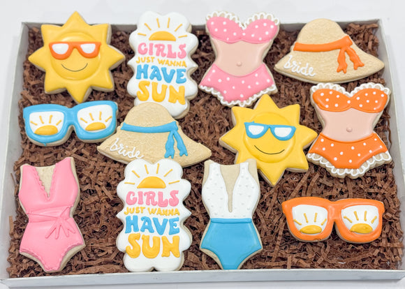 Girls wanna have sun trip - Sugar cookies - 1 dozen