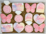 Lover Bridal Shower themed Sugar themed Cookies - 1 Dozen