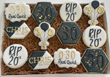 30th birthday sugar cookies - 1 Dozen