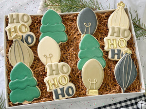Modern vibes Christmas sugar cookies - 1 Dozen