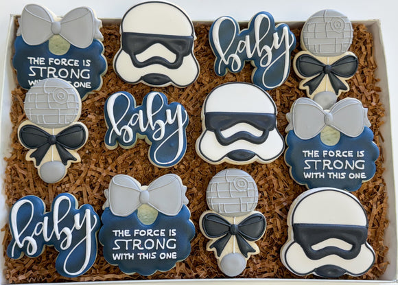 The Force is strong Baby Shower - 1 Dozen