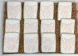 Bow Coquette themed Sugar Cookies - 1 Dozen