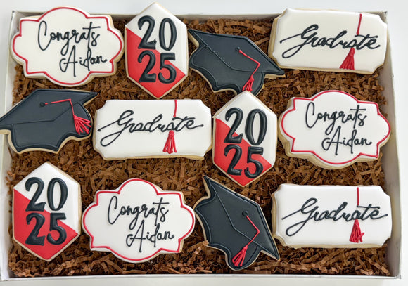 Modern Graduation Cookies - 1 Dozen