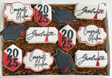 Modern Graduation Cookies - 1 Dozen
