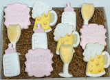 Baby Brewing Baby shower theme sugar cookies - 1 Dozen