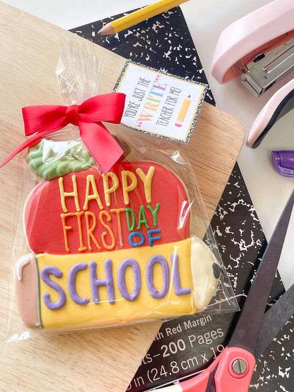 Happy First day of school - 1 Cookie