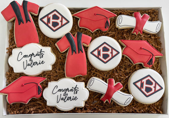 Clear Brook Graduation Sugar Cookies - 1 Dozen