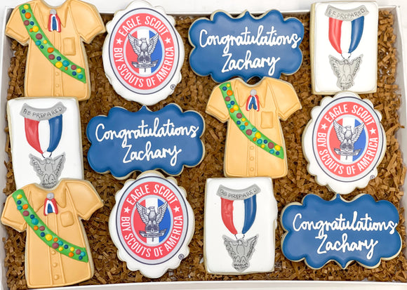 Eagle Scout sugar cookies - 1 Dozen