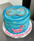 Swim Party Pool Cake