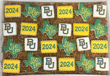 Baylor Mini Graduation sugar cookies - 2 Dozen