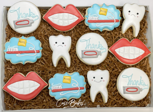 Dental themed sugar cookies - 1 Dozen