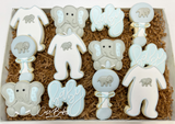 Elephant Baby Shower sugar cookies - 1 Dozen