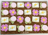 Floral Mini Cookies - 2 Dozen