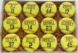 Softball personalized Sugar Cookies - 1 Dozen