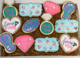 Gem Birthday Sugar cookies -1 Dozen