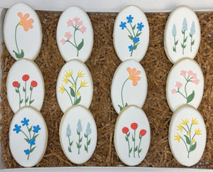 Wildflower sugar cookies - 1 Dozen