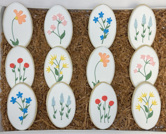 Wildflower sugar cookies - 1 Dozen