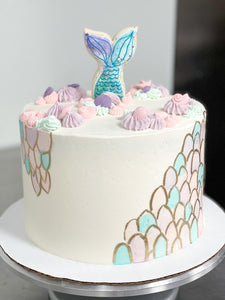 mermaid scale cake