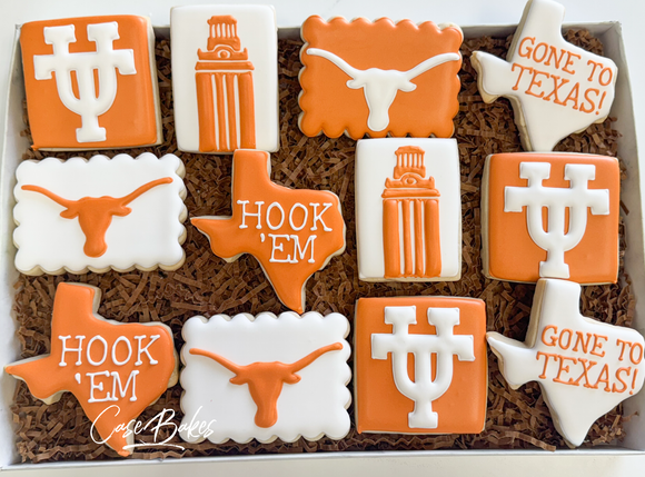 UT Bound Decorated Sugar Cookies - 1 Dozen