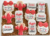 Crawfish Baby shower sugar cookies - 1 Dozen
