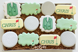 Master's theme golf sugar cookies - 1 Dozen