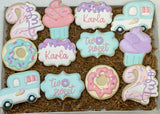 Two Sweet birthday Sugar cookies - 1 Dozen